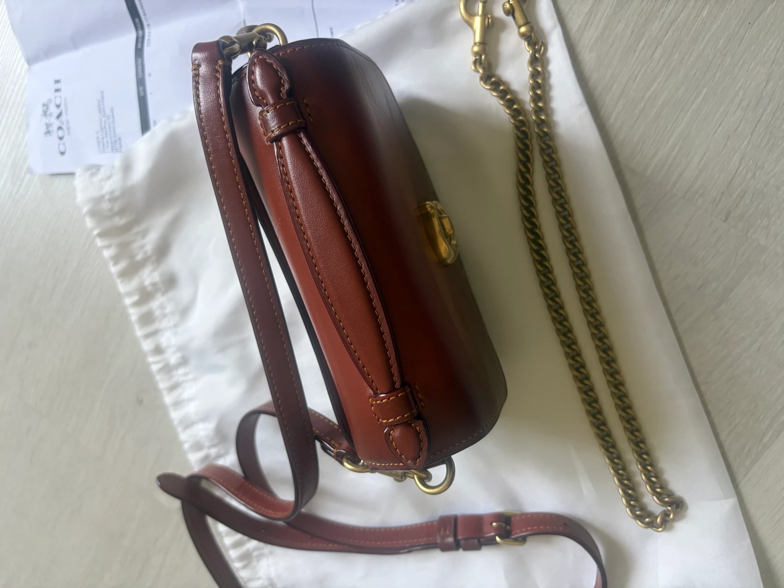 Bolsa de ombro coach Cassie 17 Signature – photo 4